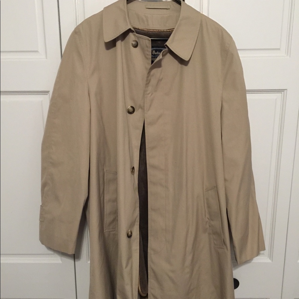 Vintage trench coat botany weather topper